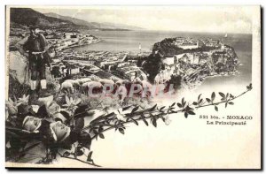 The Monaco- Pricipaute -Carte Old Post