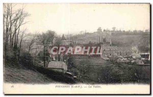 Old Postcard Fougeres La Vallee