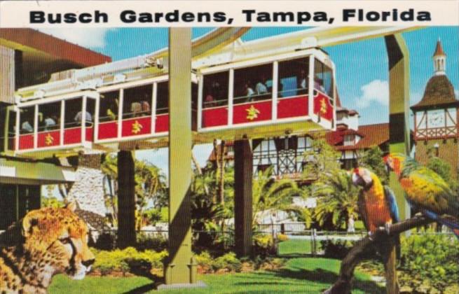 Florida Tampa Busch Gardens Skyrail Safari & Old Swiss House 1973