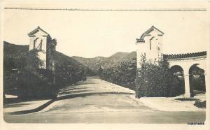 c1910 Los Angeles Southern California Upscale Residence Entrance RPPC Real Photo
