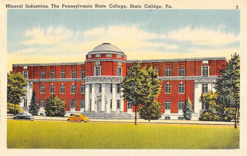 Group Of 6 State College Pennsylvania Campus Antique Postcards K83389