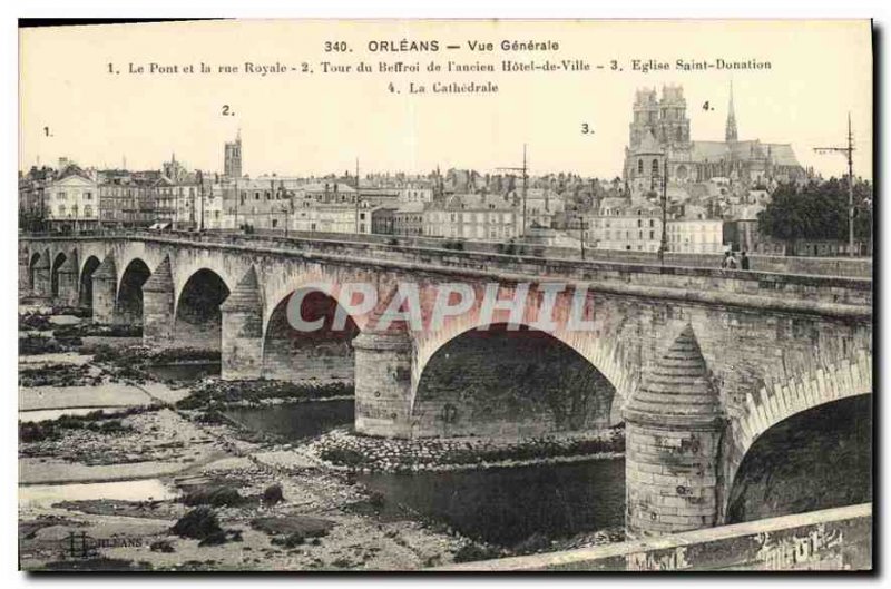 Postcard Old Orleans Vue Generale