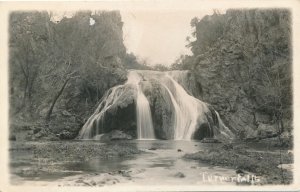 RPPC Turner Falls OK, Oklahoma - Waterfall