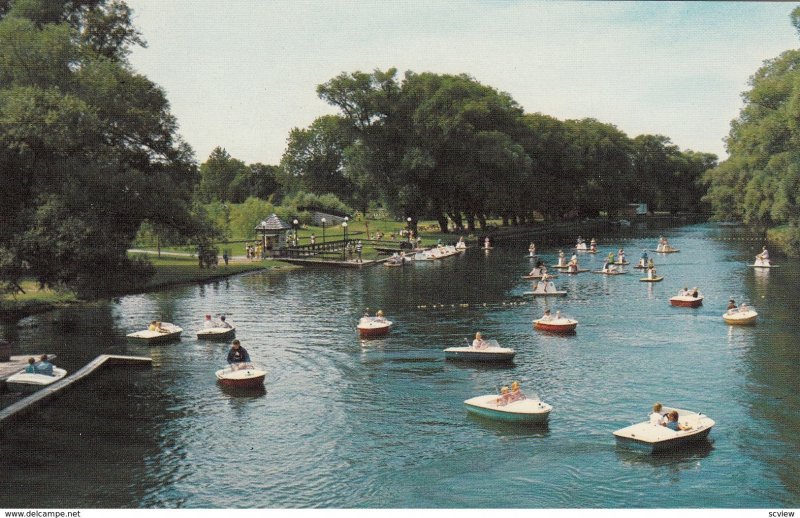 TORONTO, ONTARIO, Canada, TREE-LINED LAGOONS, 50-60s