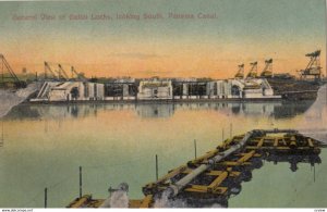 PANAMA , 1900-1910s ; Cofferdams , Gatun Locks