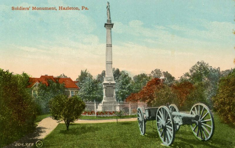 PA - Hazleton. Soldiers' Monument
