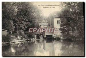 Postcard Old water mill vicinity of Chalons Camp The mill Livry