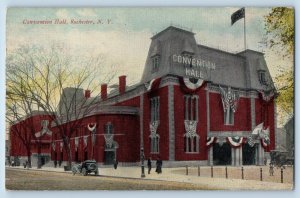 Rochester New York Postcard Convention Hall Exterior Building View c1912 Vintage