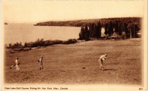 PC GOLF, CLEAR LAKE GOLF COURSE, CANADA, Vintage Postcard (b45367) 