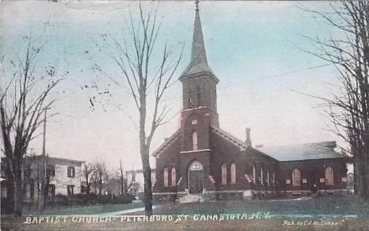 New York Saint Canastota Baptist Church Peterboro Saint Canastota 1911