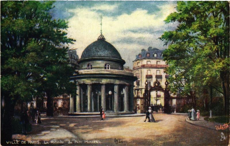 CPA Paris 8e, Ville de Paris - La Rotende du Parc Monceau (363461)