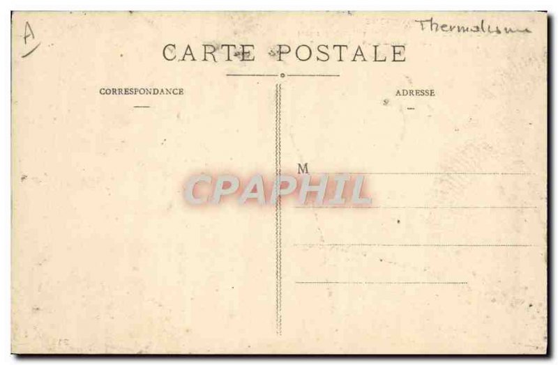 Old Postcard Cures Auvergne La Bourboule Interior of & # 39etablissement room...