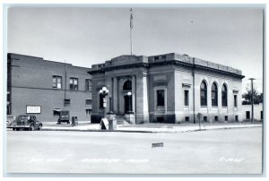 c1940's Post Office Building Cars Alexandria Minnesota MN RPPC Photo Postcard