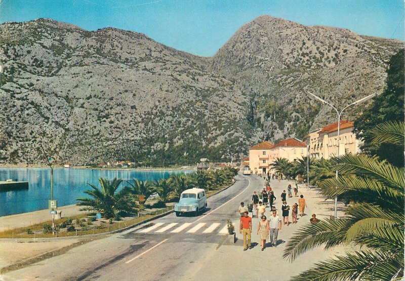 Montenegro Postcard Touristic Drustvo Risan Boka Kotorska mountain scenery