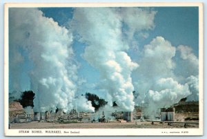 WAIRAKEI, NEW ZEALAND ~ Geothermal Power STEAM BORES  4x6 Postcard