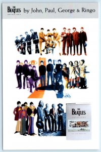 Advertising Postcard THE BEATLES ANTHOLOGY John Paul George Ringo 4x6 ~ 2000