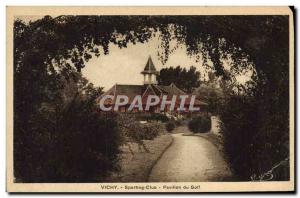 Postcard Old Vichy Sporting Club Pavillon Du Golf