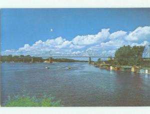 Unused Pre-1980 BRIDGE SCENE La Crosse Wisconsin WI HQ9393