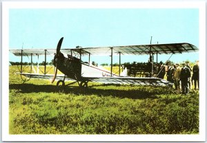 VINTAGE CONTINENTAL SIZE POSTCARD FIRST TORONTO TO OTTAWA AIRMAIL SERVICE [1918]