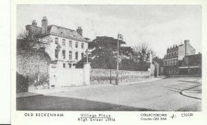 Kent Postcard - Old Beckenham - Village Place - High Street c1914 - Ref U1899