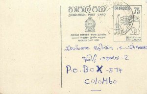 Entier Postal Stationery Postal Sri Lanka Ceylon Lion