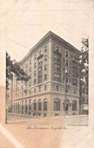 NORFOLK VIRGINIA-THE LORRAINE HOTEL~EXTERIOR-LOBBY~LOT 2 1900s PHOTO POSTCARDS