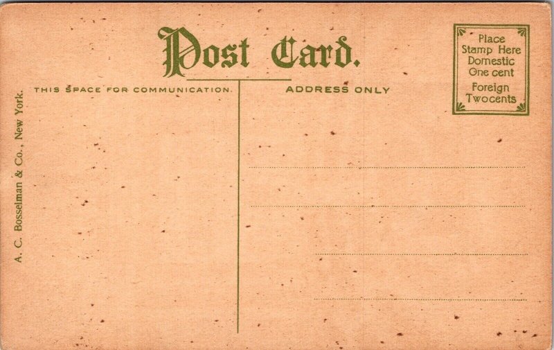 Congressional Library Reading Room Interior Washington DC Government Postcard 