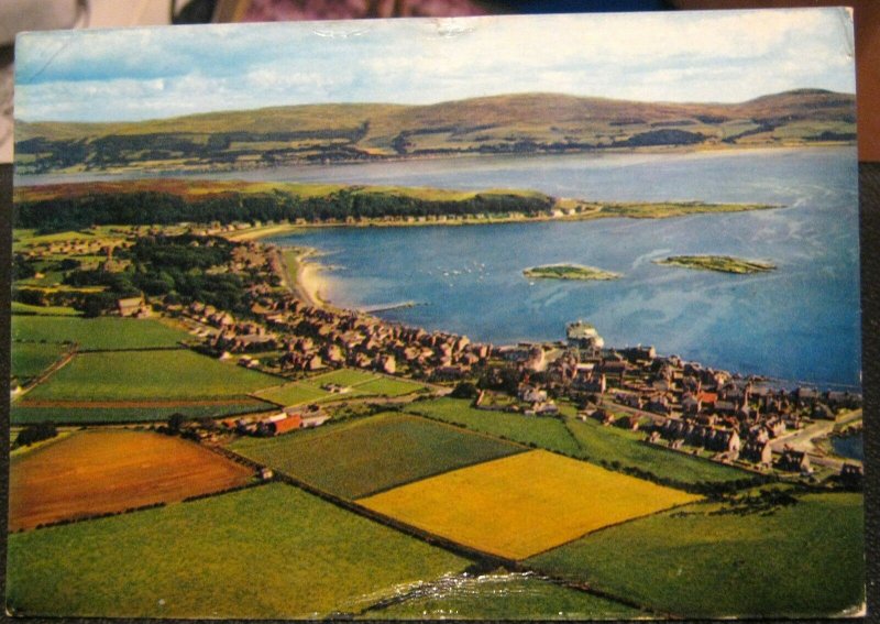 Scotland Aerial view Millport The Great Cumbrae - posted 1972