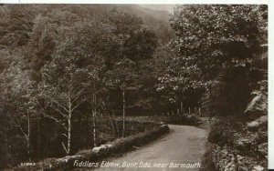 Wales Postcard - Fiddlers Elbow - Bont. Ddu. - Near Barmouth - RP - Ref 7345A