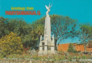 MARYBOROUGH, WAR MEMORIAL, Queensland, Australia - Vintage POSTCARD