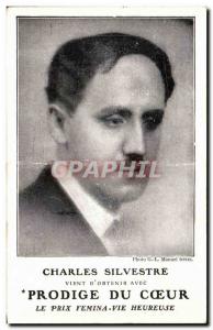 Old Postcard Charles Silvestre came 39Obtenir With D & # Prodigy The Heart Pr...