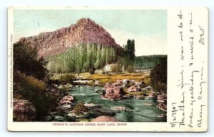 BLUE LAKE, ID Idaho ~ PERRIN'S ALPHEUS CREEK 1907 Mitchell  Postcard