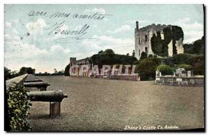 Postcard Old Shane's Castle Co Antrim