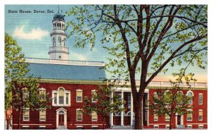 Postcard BUILDING SCENE Dover Delaware DE AQ6119