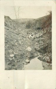 Cat Drummond  Montana Friedell 1910 RPPC Photo Postcard Spring Gulch  20-3039