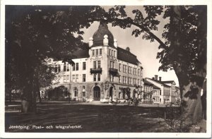 Sweden Jönköping Post och Telegfrafverket Jonkoping RPPC 04.95