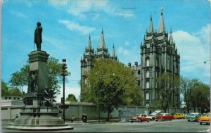USA Pioneer Monument Salt Lake City Utah Vintage Postcard 09.35