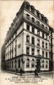 CPA AK PARIS Grand Hotel St-Georges 18, rue St-Georges (971089)