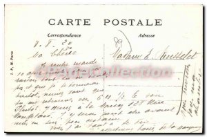 Old Postcard Villeneuve Sur Yonne Tower Bridge Bonneville