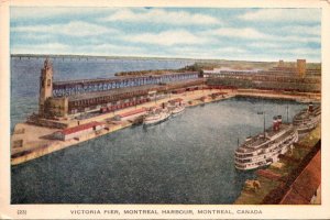 Canada Montreal Harbour Victoria Pier