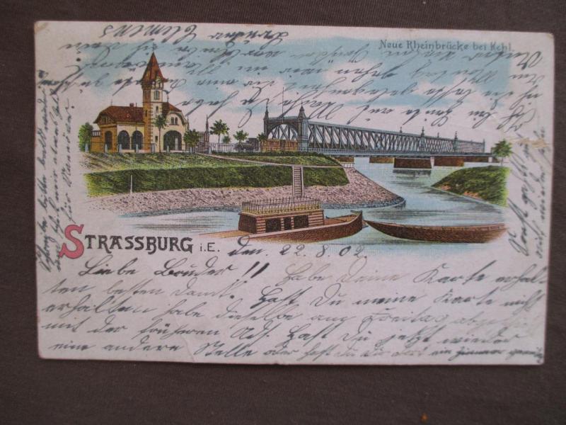 1902 Germany Picture Postcard - Greetings From Strassburg (VV112)