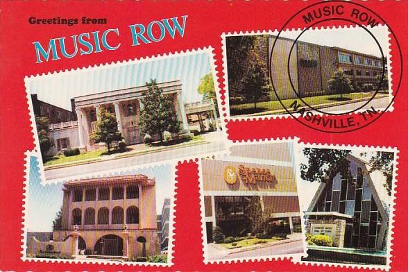 Tennessee Nashville Greetings From Music Row