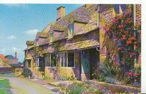 Worcestershire Postcard - Picturesque Cottage - Broadway - Worcester - Ref 591A