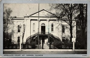 Vintage 1940's Appellate Court Mount Vernon Illinois IL Antique Postcard