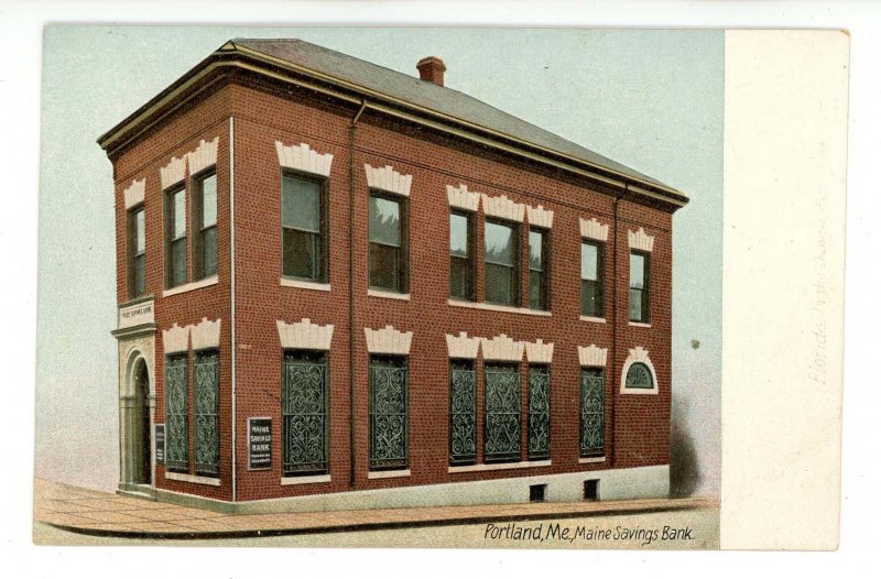 ME - Portland. Maine Savings Bank