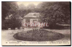 Old Postcard Rambouillet Park La Laiterie Marie Antoinette Pavilion of the Fo...
