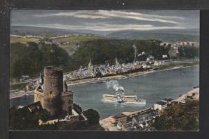 Rheinfels Castle,St Goars,Germany Postcard 