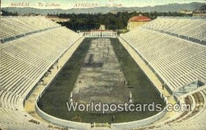 Le Stade Athenes Greece Writing on back 