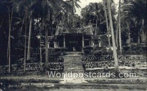 Snake Temple Penang Malaysia Writing On Back 