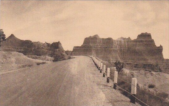 Cedar Pass Badlands Nat Monument South Dakota Albertype